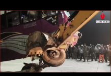 Breaking | Over 40 students injured as picnic bus turns turtle on ring road near Bishnah. More details awaited.